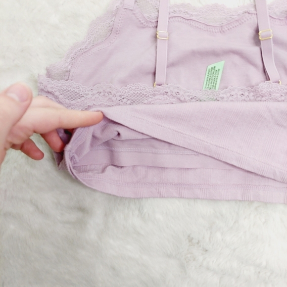 Honeydew Purple & Blue Floral Lace Strappy Bralette 2 Bra Bundle 2299 - Picture 4 of 11